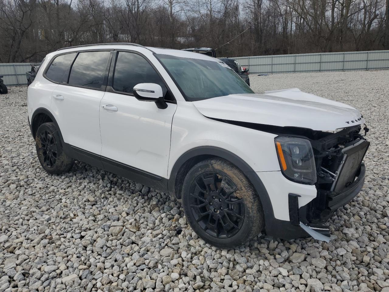 2021 KIA Telluride VIN 5XYP3DHC9MG145128 Copart auction photo, front end / side damage thumbnail 4