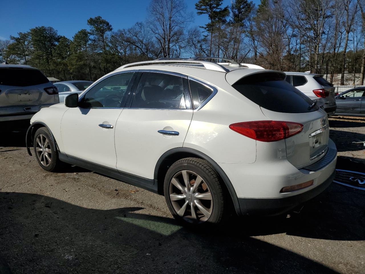 2012 Infiniti EX VIN JN1AJ0HR9CM453652 Copart auction photo, front end damage thumbnail 2