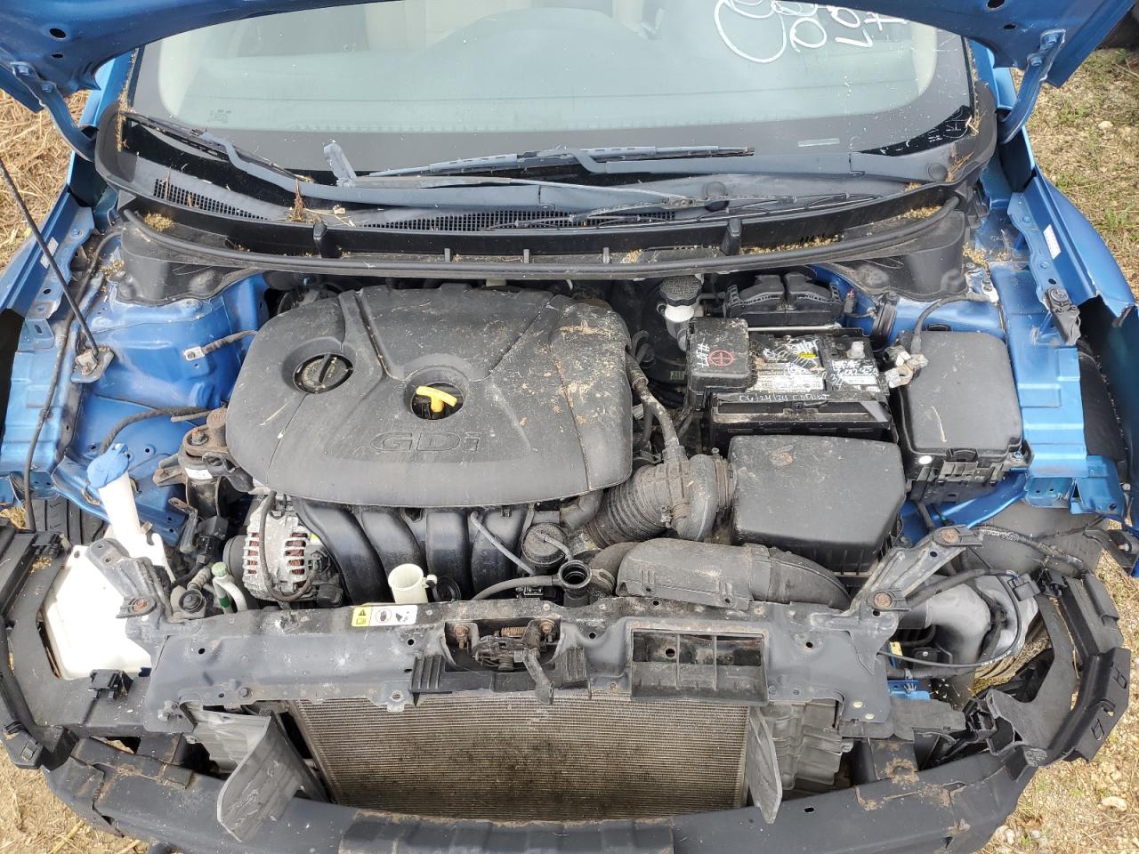 2016 Hyundai Elantra VIN KMHD25LH7GU308565 Copart auction photo, front end damage thumbnail 11