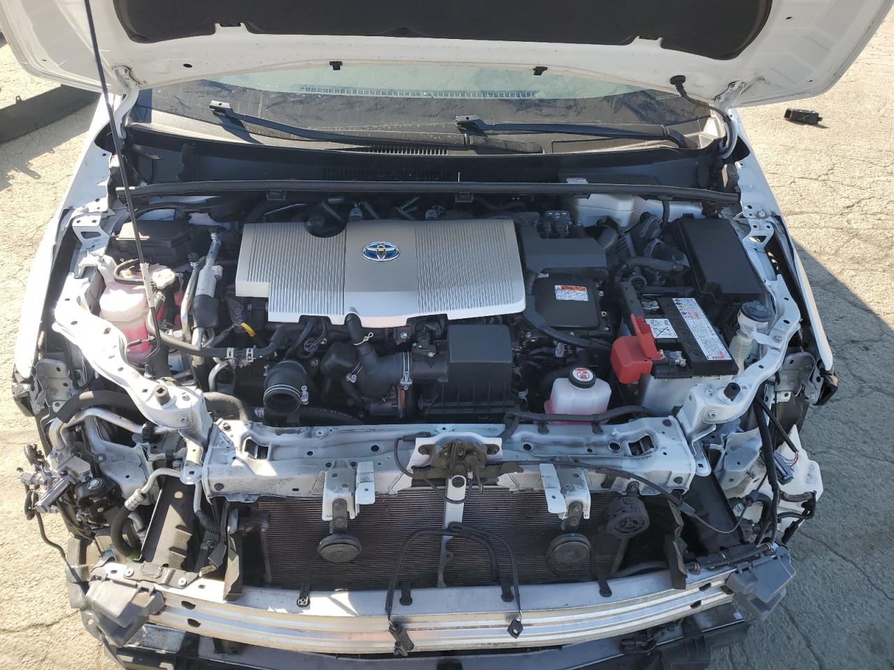 2022 Toyota Prius VIN JTDKAMFP0N3222643 Copart auction photo, front end / rear end damage thumbnail 12
