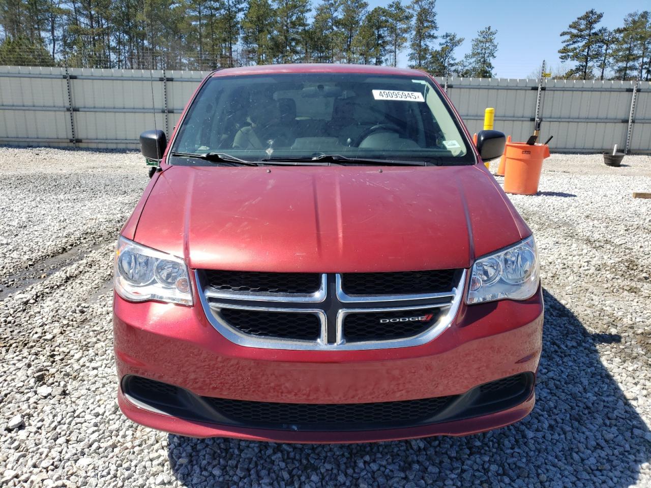 2014 Dodge Caravan VIN 2C4RDGBG3ER323793 Copart auction photo, rear end damage thumbnail 5