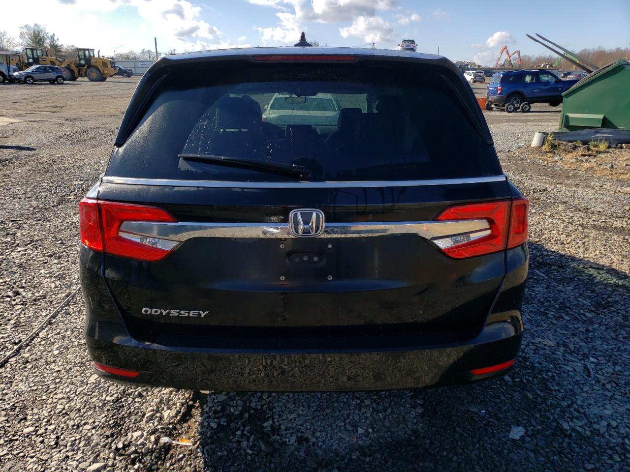 2018 Honda Odyssey VIN 5FNRL6H79JB025615 Copart auction photo, front end / side damage thumbnail 6