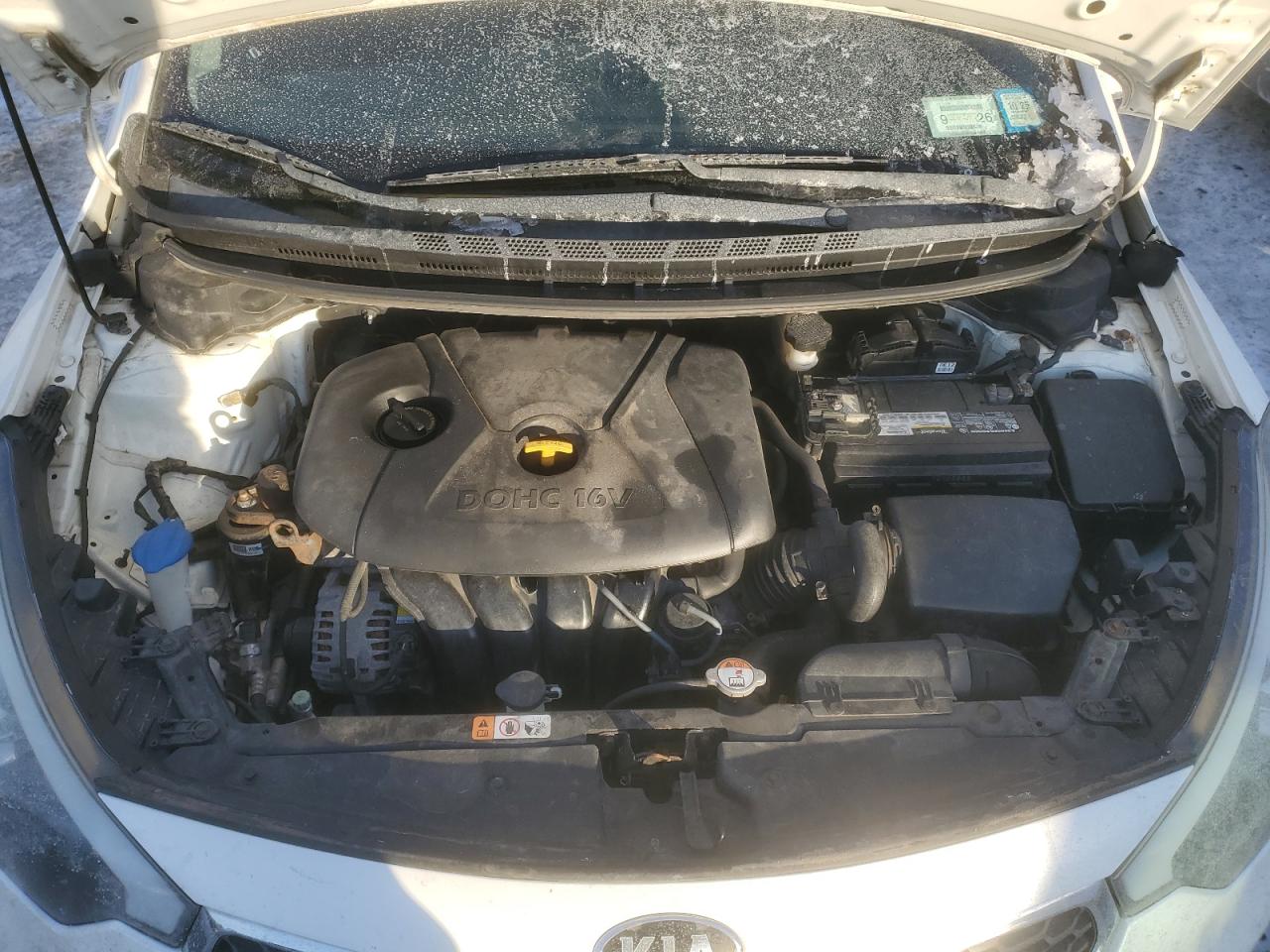 2015 KIA Forte VIN KNAFX4A69F5428514 Copart auction photo, rear end damage thumbnail 11