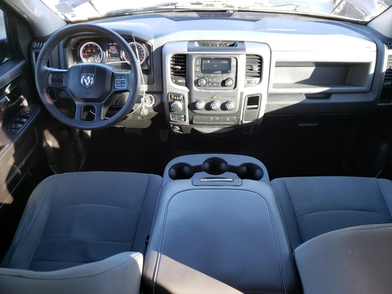 2019 RAM 1500 VIN 1C6RR7FG8KS592188 Copart auction photo, undercarriage / side damage thumbnail 8