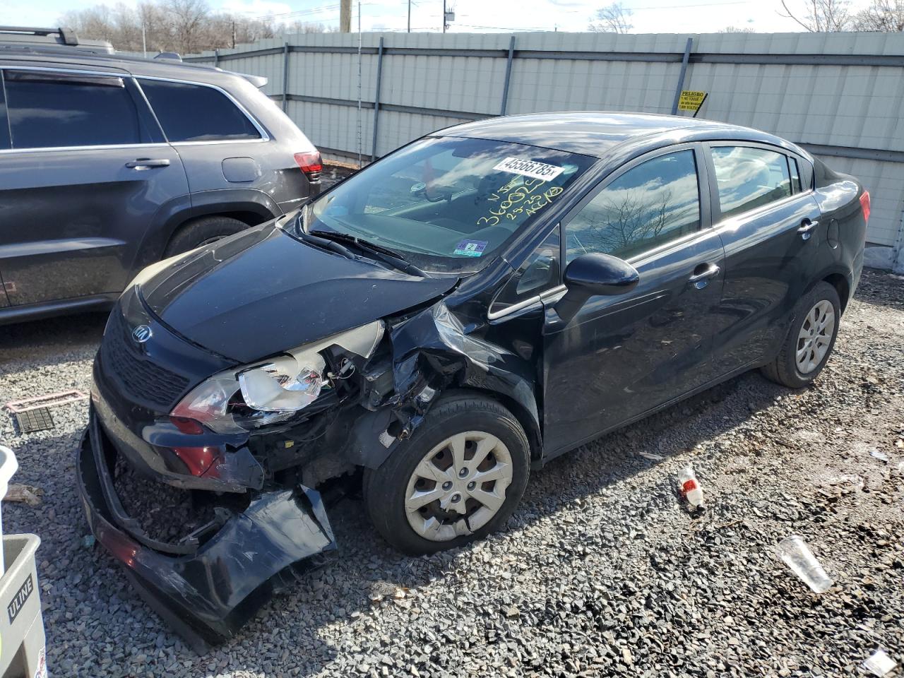 2013 KIA Rio VIN KNADM4A33D6281393