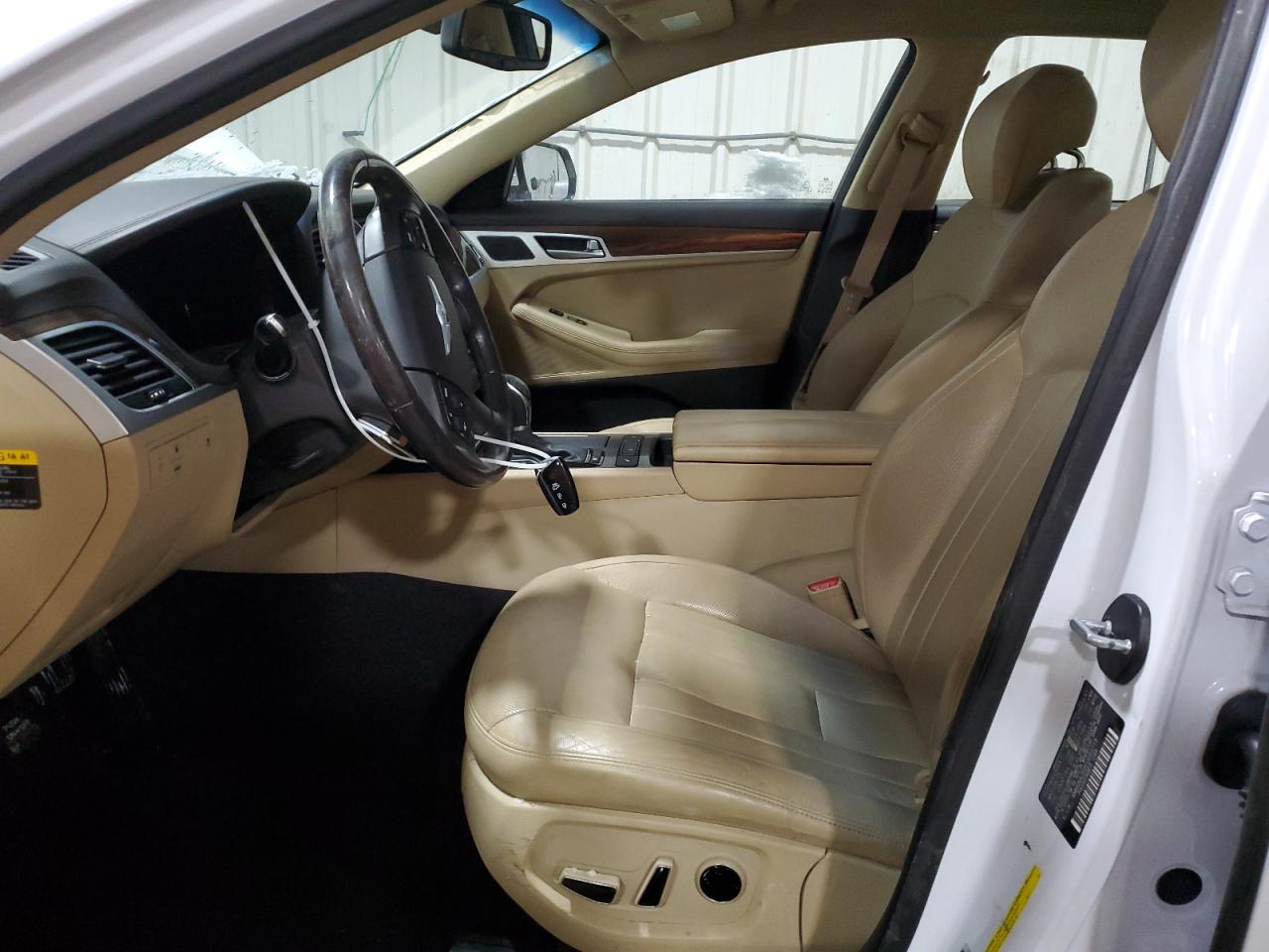 2015 Hyundai Genesis VIN KMHGN4JE8FU093719 Copart auction photo, front end damage thumbnail 7