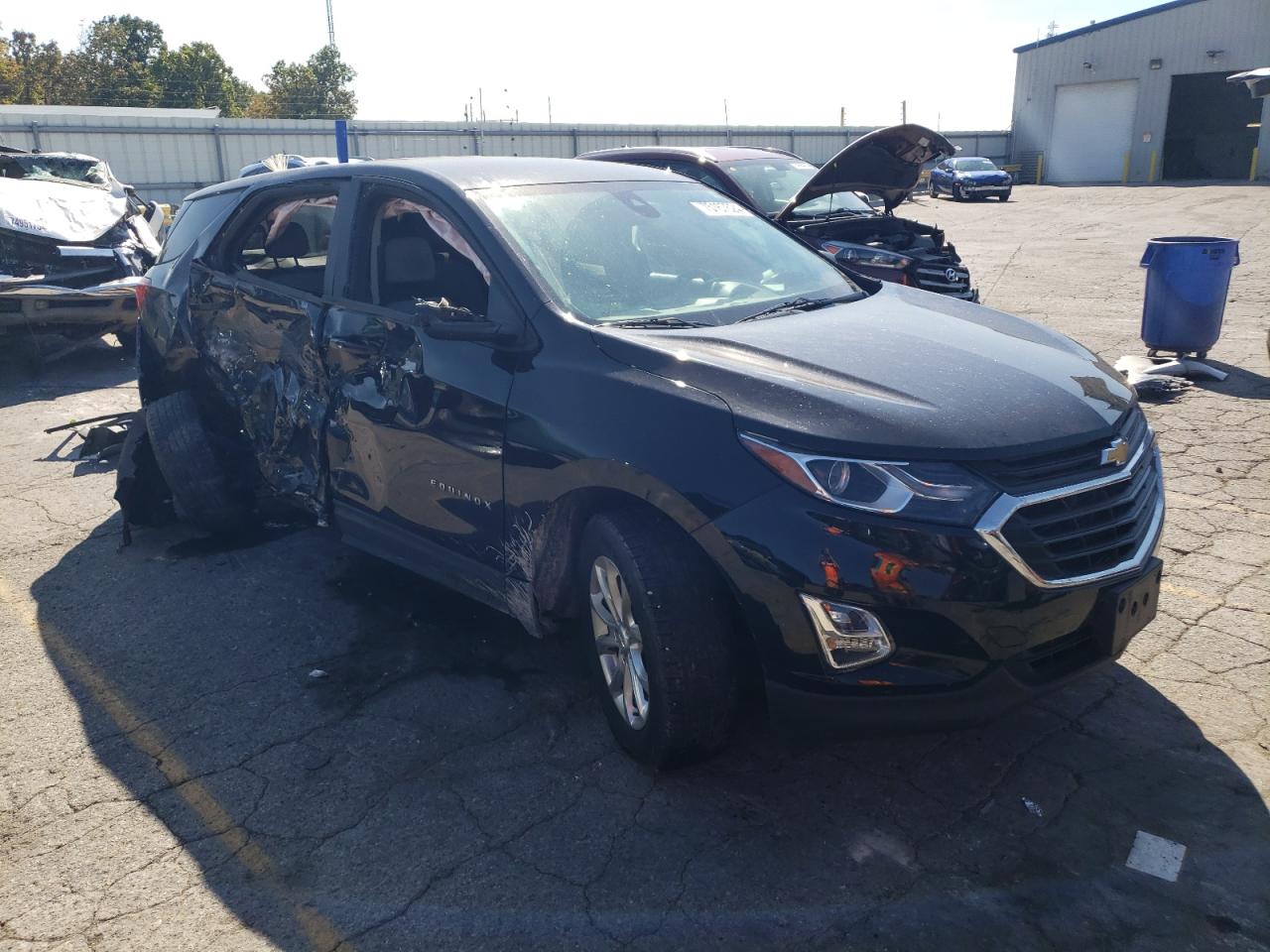 2020 Chevrolet Equinox VIN 2GNAXHEV5L6270119 Copart auction photo, side damage thumbnail 4