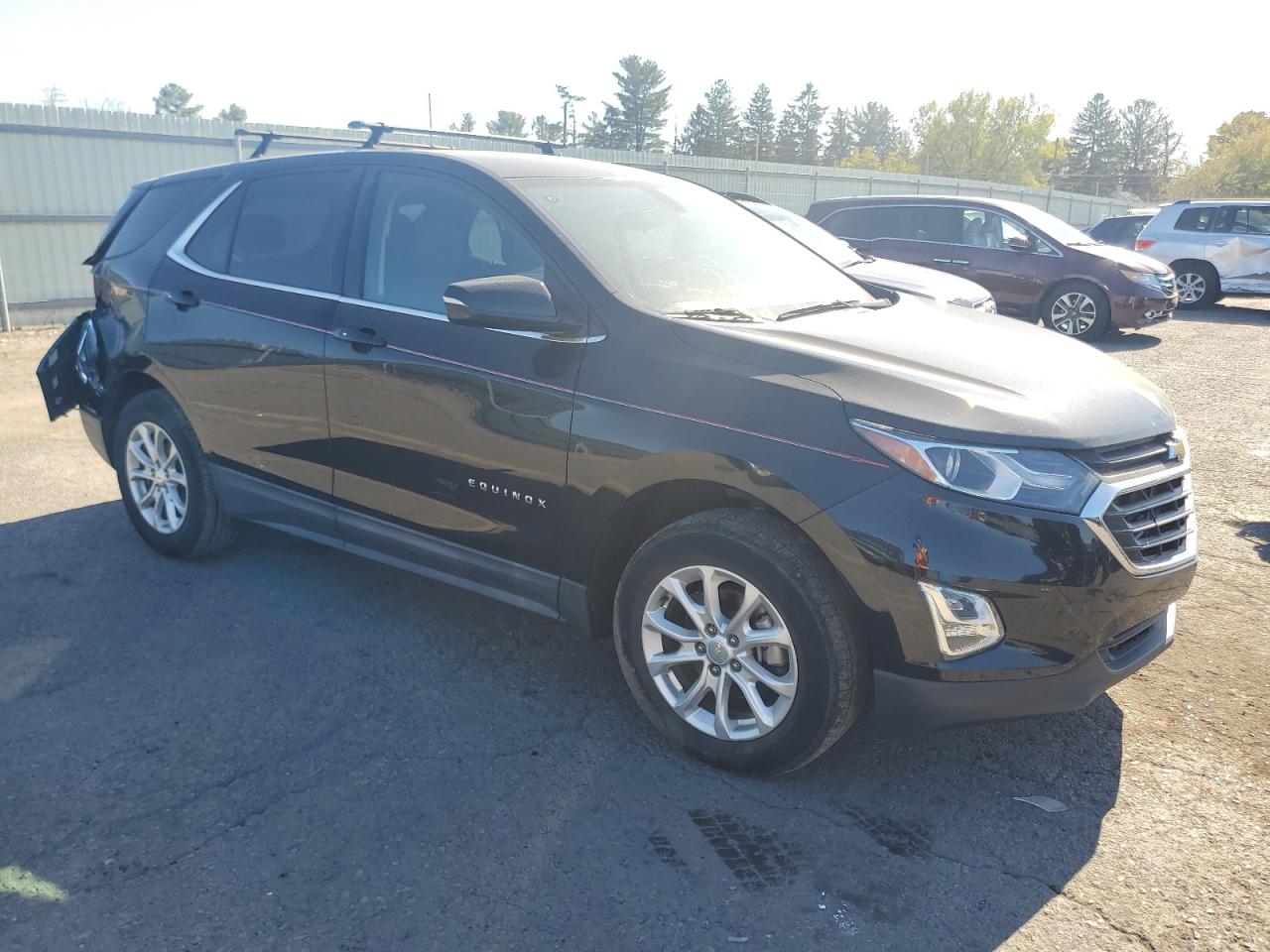 2018 Chevrolet Equinox VIN 2GNAXSEV3J6244919 Copart auction photo, rear end / side damage thumbnail 4