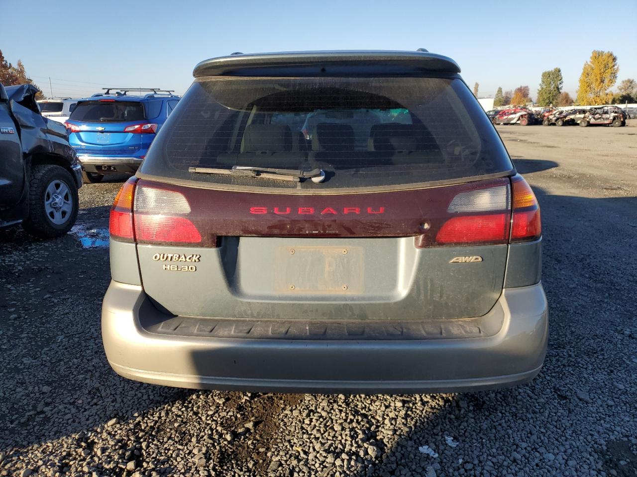 2001 Subaru Legacy VIN 4S3BH896517651821 Copart auction photo, front end / undercarriage damage thumbnail 6