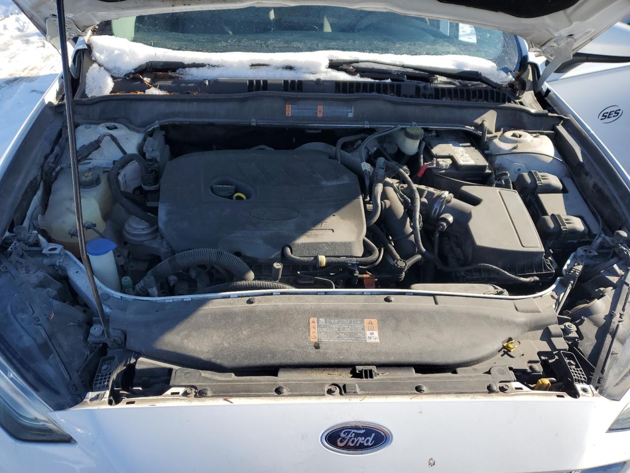 2017 Ford Fusion VIN 3FA6P0HD3HR245695 Copart auction photo, rear end damage thumbnail 11