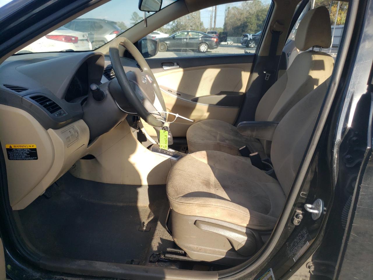 2013 Hyundai Accent VIN KMHCT4AE9DU561703 Copart auction photo, front end damage thumbnail 7