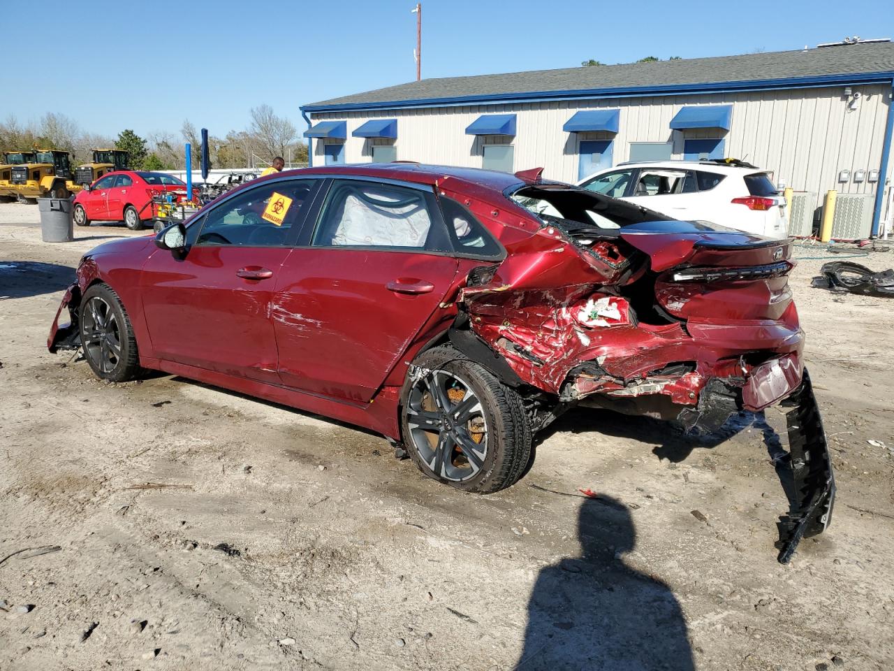 2021 KIA K5 VIN 5XXG64J20MG052480 Copart auction photo, rear end damage thumbnail 2
