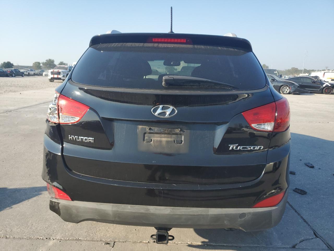 2013 Hyundai Tucson VIN KM8JU3AC7DU562295 Copart auction photo, rear end damage thumbnail 6