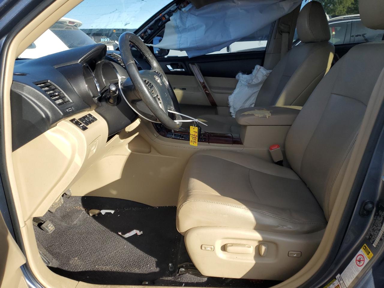2012 Toyota Highlander VIN 5TDDK3EH1CS118121 Copart auction photo, side damage thumbnail 7
