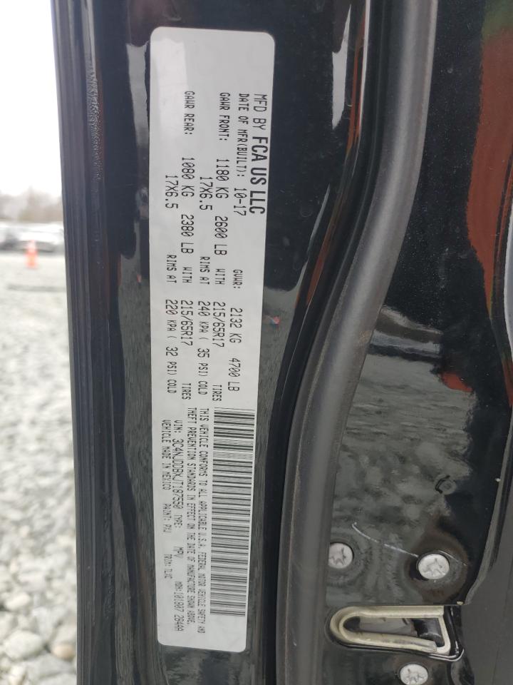 2018 Jeep Compass VIN 3C4NJDDBXJT187550 Copart auction photo, front end / rear end damage thumbnail 15