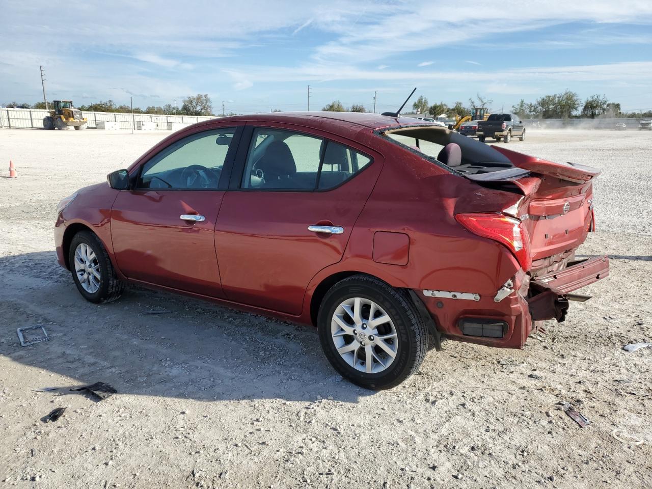 2018 Nissan Versa VIN 3N1CN7AP3JL833866 Copart auction photo, rear end / minor dent/scratches damage thumbnail 2