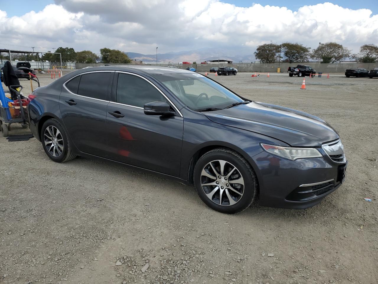 2015 Acura TLX VIN 19UUB1F55FA027946 Copart auction photo, undercarriage damage thumbnail 4