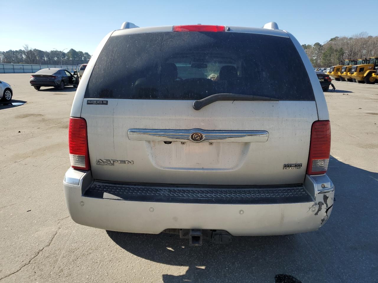 2008 Chrysler Aspen VIN 1A8HW58268F145906 Copart auction photo, front end damage thumbnail 6