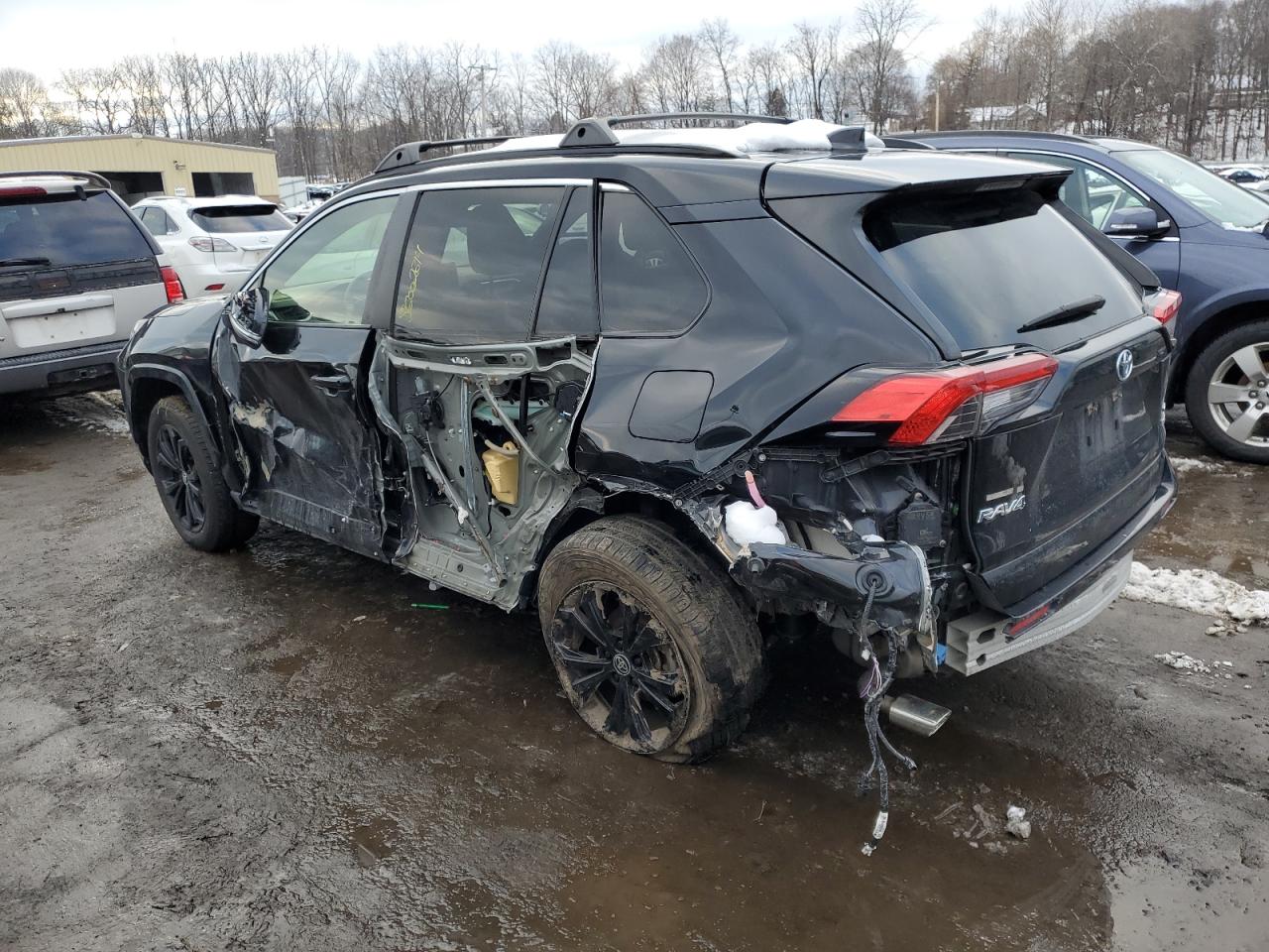 2022 Toyota RAV 4 VIN JTM16RFV9ND049854 Copart auction photo, all over damage thumbnail 2