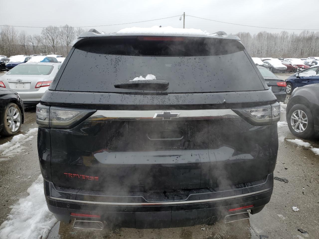 2018 Chevrolet Traverse VIN 1GNERKKW1JJ191469 Copart auction photo, undercarriage damage thumbnail 6