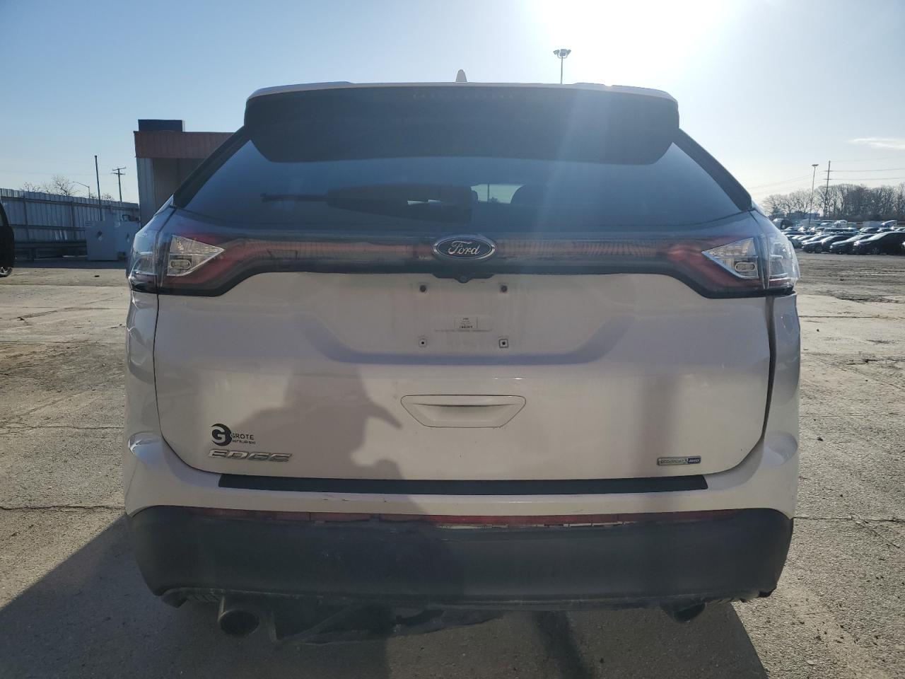 2018 Ford Edge VIN 2FMPK4G91JBB20924 Copart auction photo, rear end damage thumbnail 6