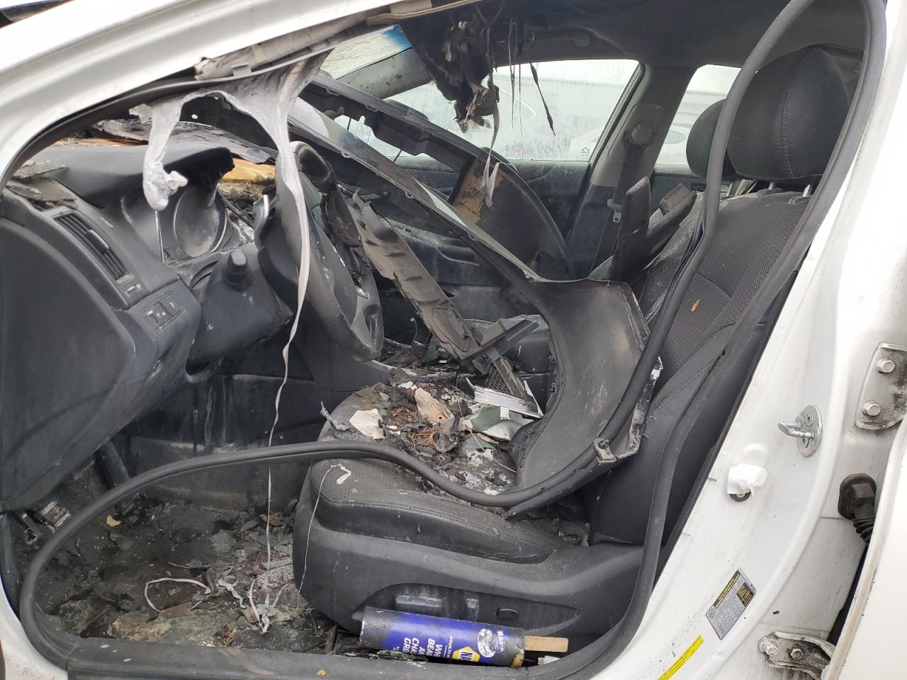 2011 Hyundai Sonata VIN 5NPEC4AB0BH225979 Copart auction photo, burn - engine / burn - interior damage thumbnail 7