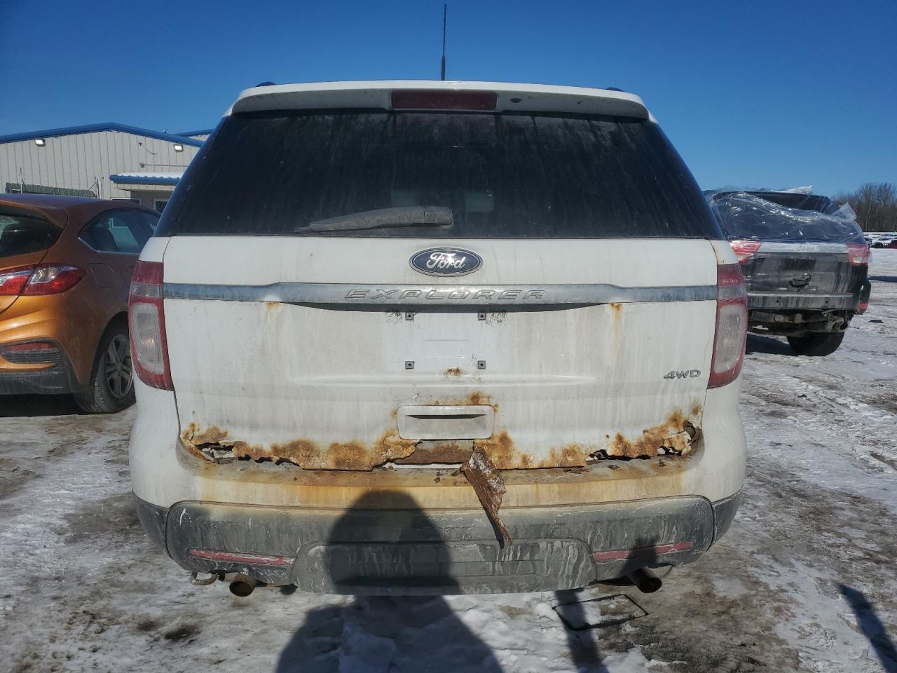 2014 Ford Explorer VIN 1FM5K8B80EGA95686 Copart auction photo, front end damage thumbnail 6