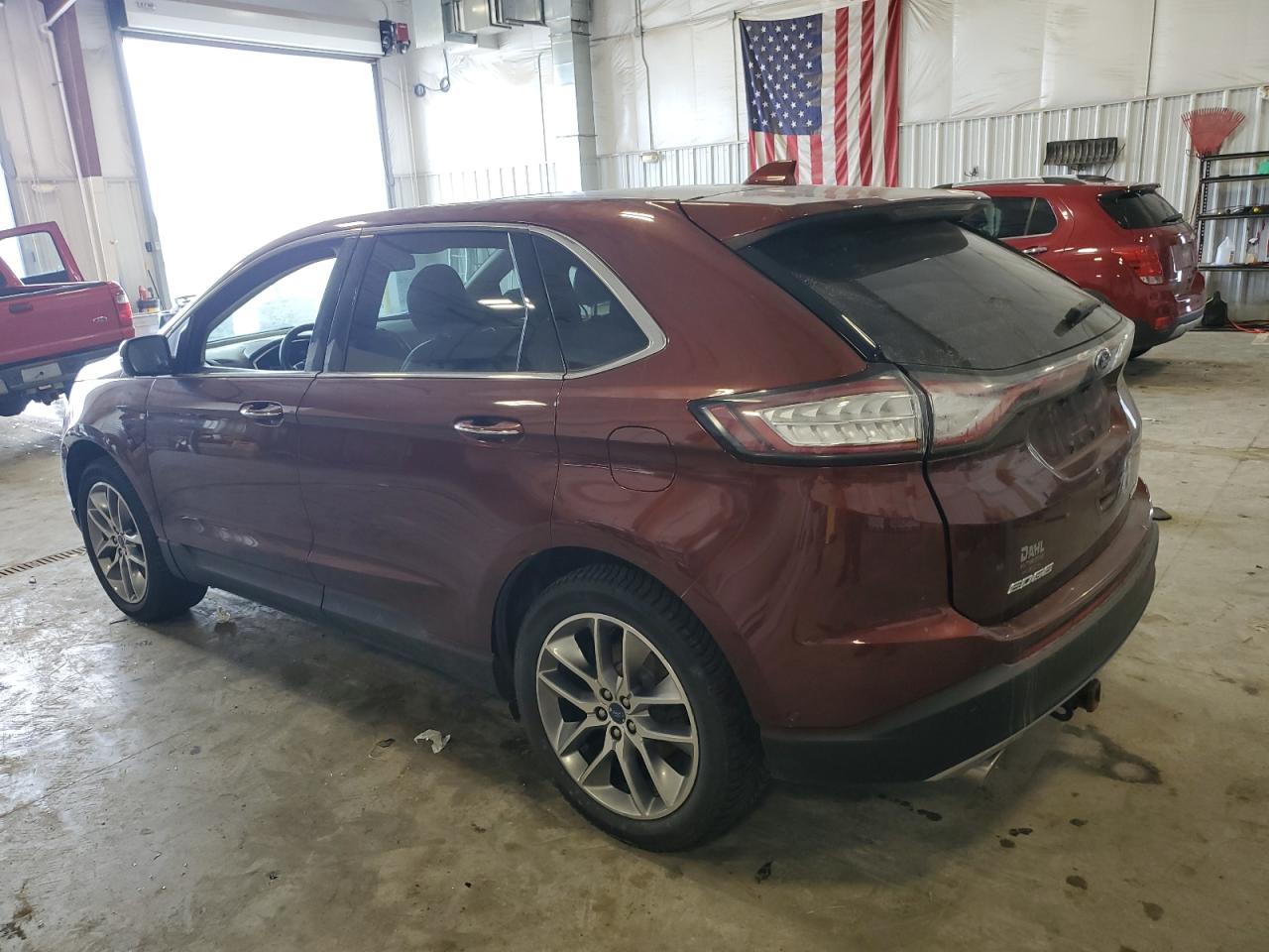 2016 Ford Edge VIN 2FMPK4K83GBB39739 Copart auction photo, mechanical damage thumbnail 2