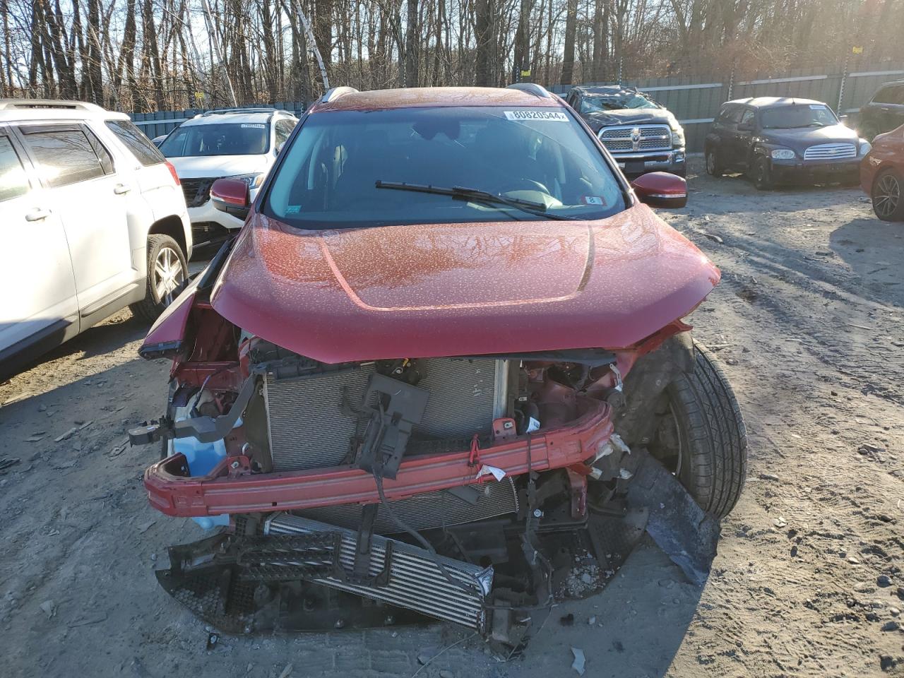 2020 Ford Edge VIN 2FMPK4J94LBB09329 Copart auction photo, front end damage thumbnail 5
