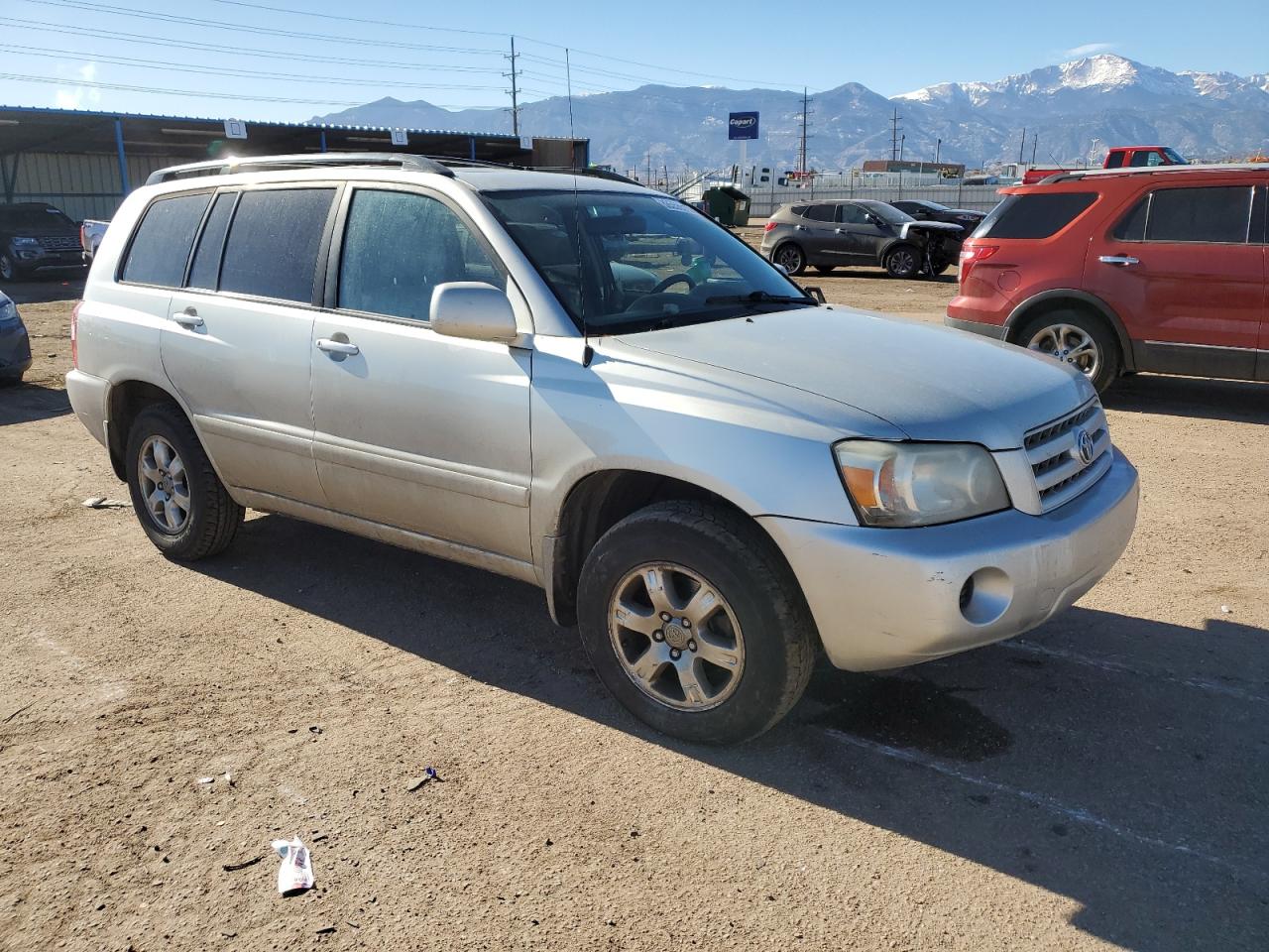2005 Toyota Highlander VIN JTEEP21A550124854 Copart auction photo, side / rear end damage thumbnail 4