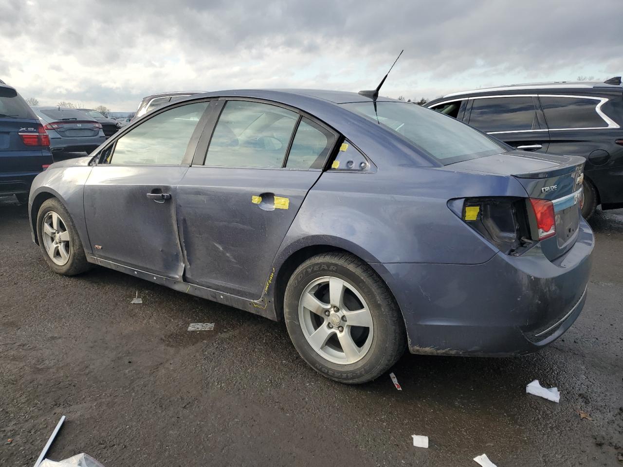 2013 Chevrolet Cruze VIN 1G1PC5SB7D7211817 Copart auction photo, side / rear end damage thumbnail 2