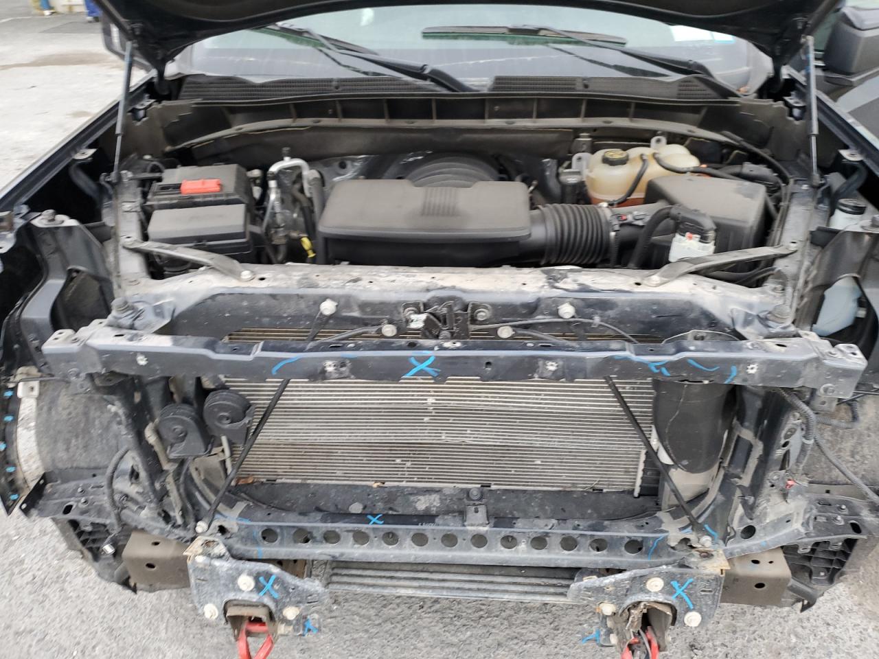 2022 GMC Sierra VIN 1GTP9EEL2NZ220098 Copart auction photo, front end damage thumbnail 12