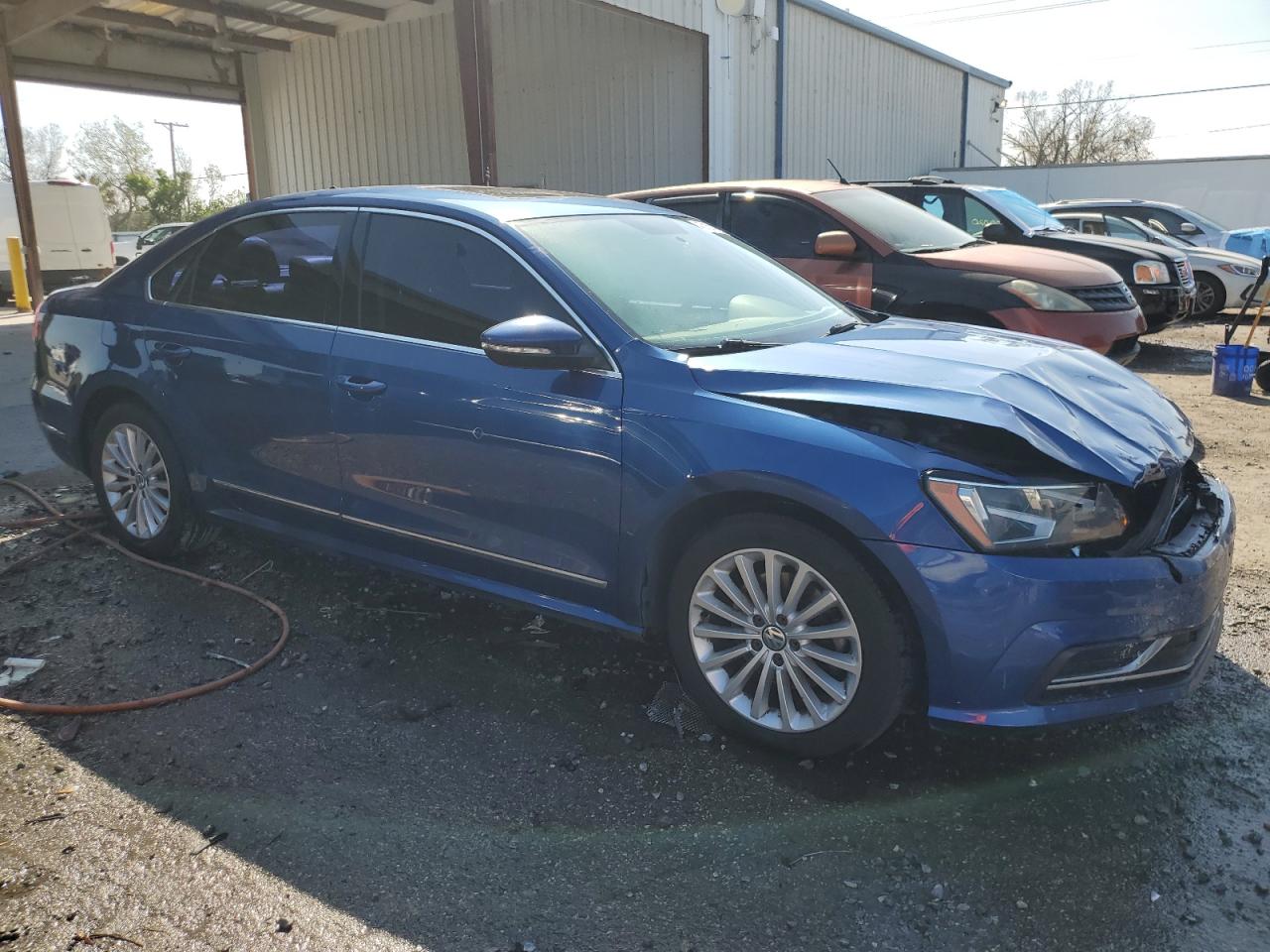 2017 Volkswagen Passat VIN 1VWBT7A30HC029782 Copart auction photo, front end damage thumbnail 4