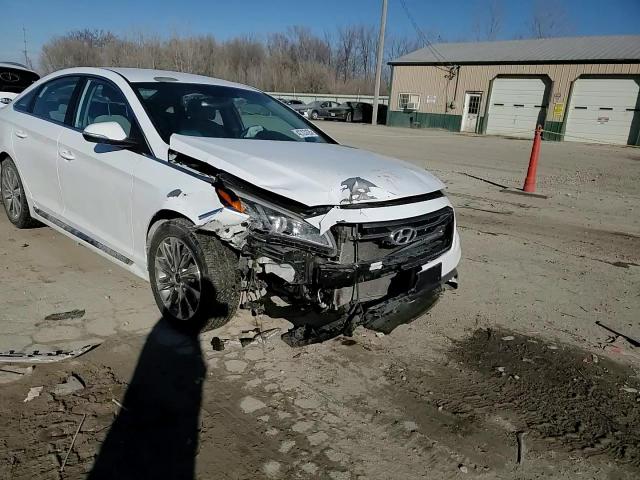 2015 Hyundai Sonata VIN 5NPE34AF5FH051111 Copart auction photo, front end damage thumbnail 11