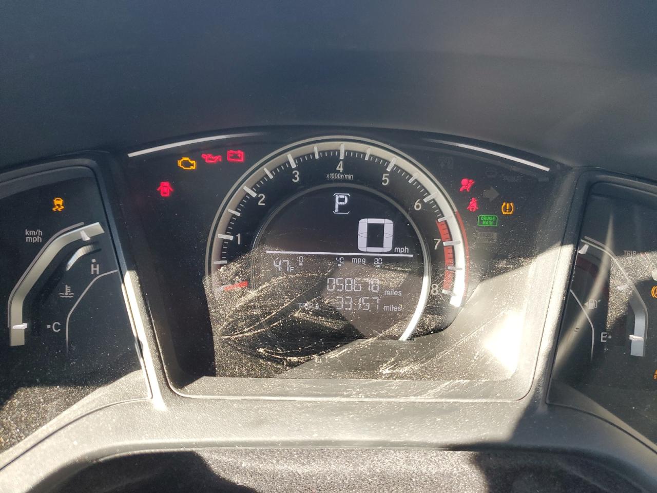 2017 Honda Civic VIN SHHFK7H27HU224039 Copart auction photo, front end / side damage thumbnail 9