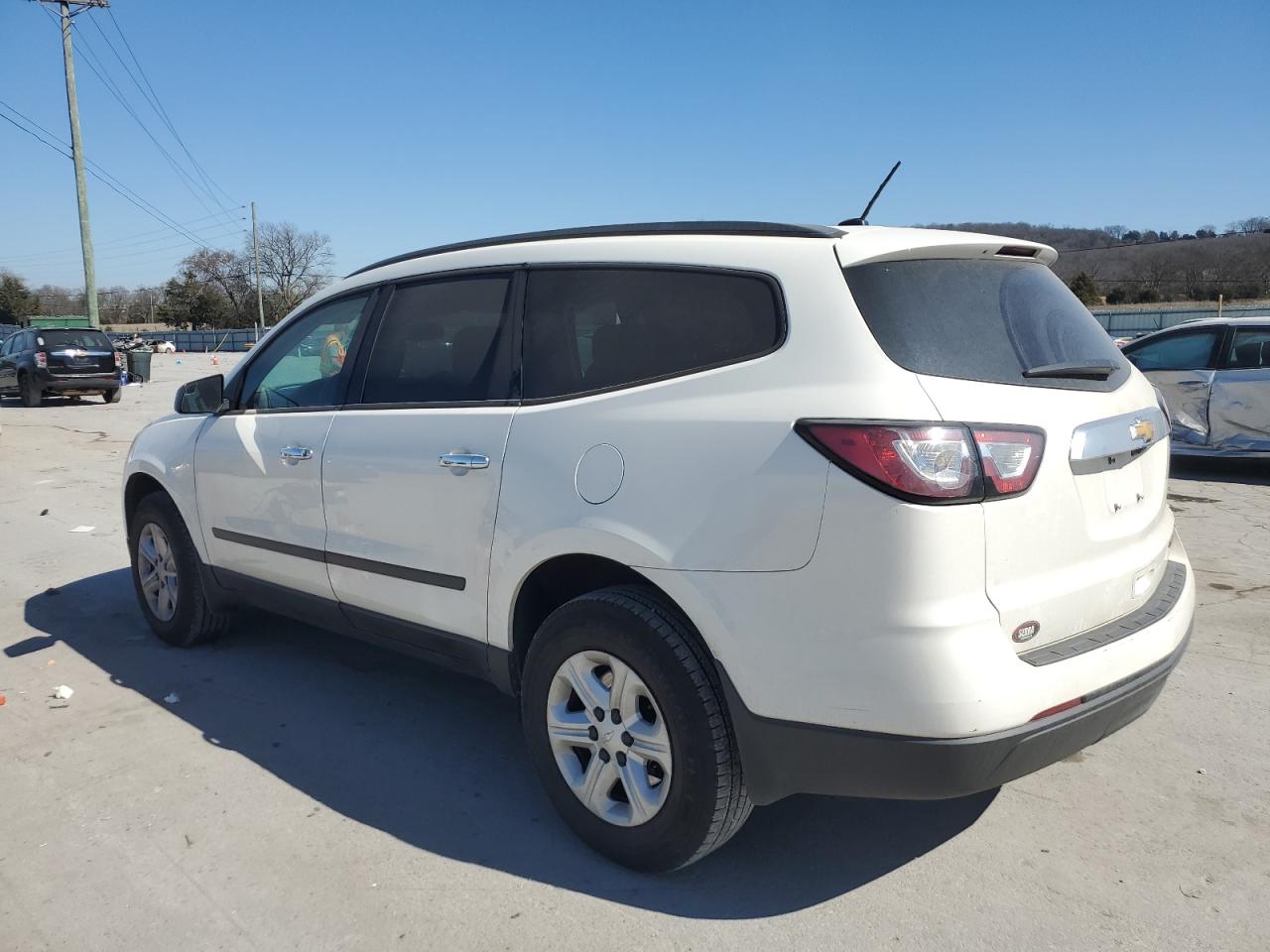 2014 Chevrolet Traverse VIN 1GNKRFKD5EJ365154 Copart auction photo, side damage thumbnail 2