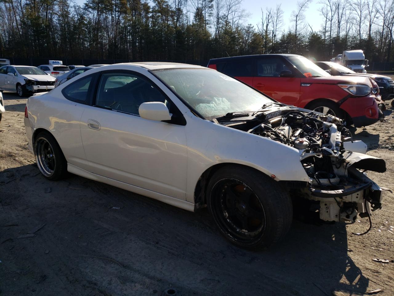 2005 Acura RSX VIN JH4DC53045S004452 Copart auction photo, front end damage thumbnail 4
