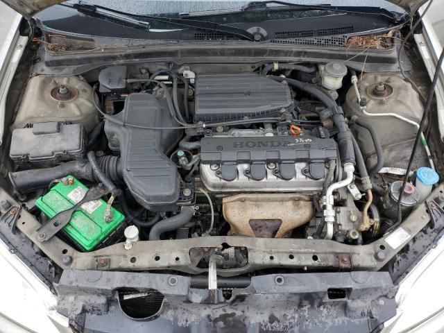 2005 Honda Civic VIN 2HGES16525H529088 Copart auction photo, front end / rear end damage thumbnail 11