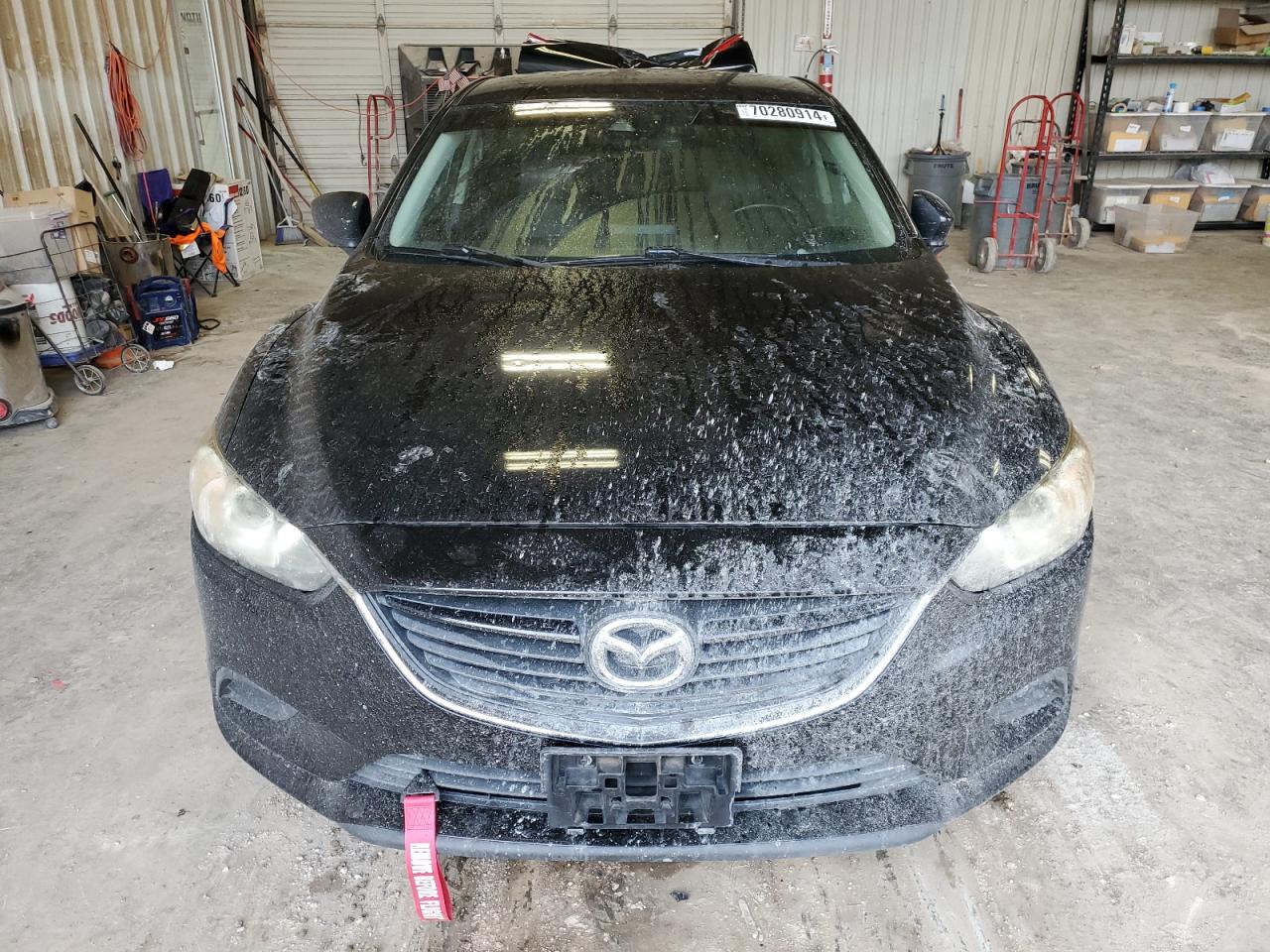 2017 Mazda 6 VIN JM1GL1V56H1110153 Copart auction photo, rear end / hail damage thumbnail 5