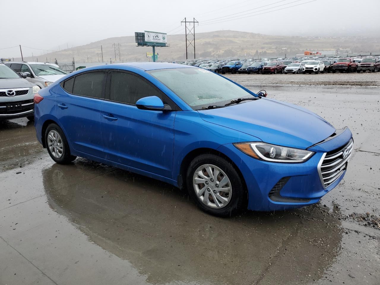 2017 Hyundai Elantra VIN KMHD74LF9HU410431 Copart auction photo, front end damage thumbnail 4