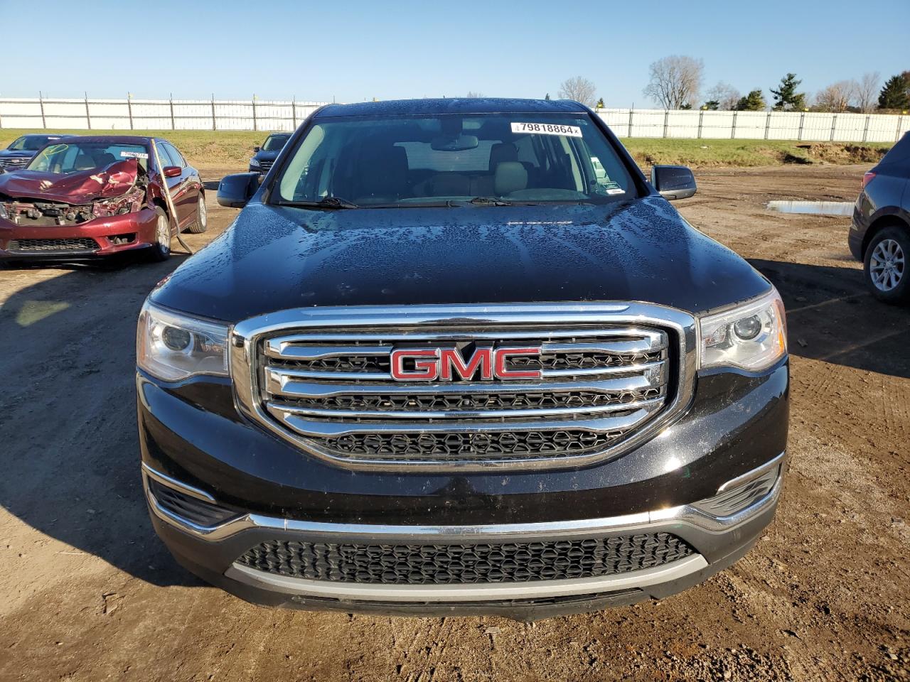 2019 GMC Acadia VIN 1GKKNRLA8KZ146345 Copart auction photo, rear end / side damage thumbnail 5