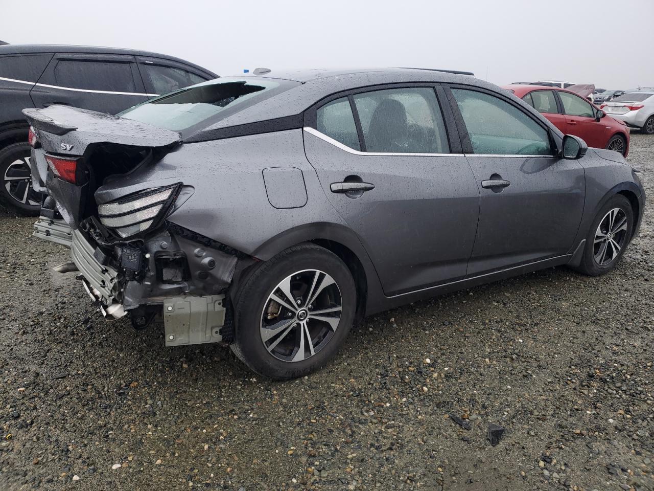 2020 Nissan Sentra VIN 3N1AB8CV0LY261467 Copart auction photo, rear end damage thumbnail 3
