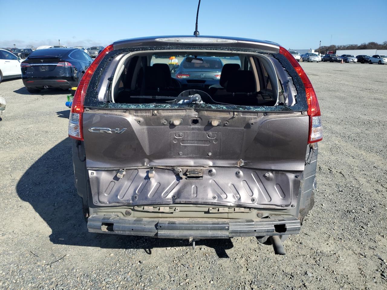 2013 Honda CR-V VIN 5J6RM3H32DL036864 Copart auction photo, rear end damage thumbnail 6