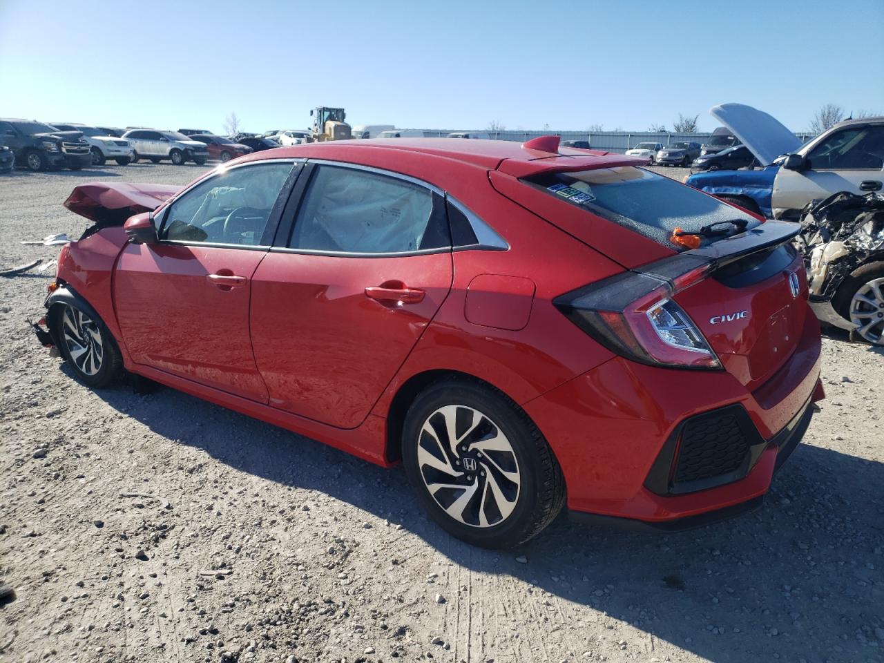 2018 Honda Civic VIN SHHFK7H2XJU431529 Copart auction photo, front end damage thumbnail 2