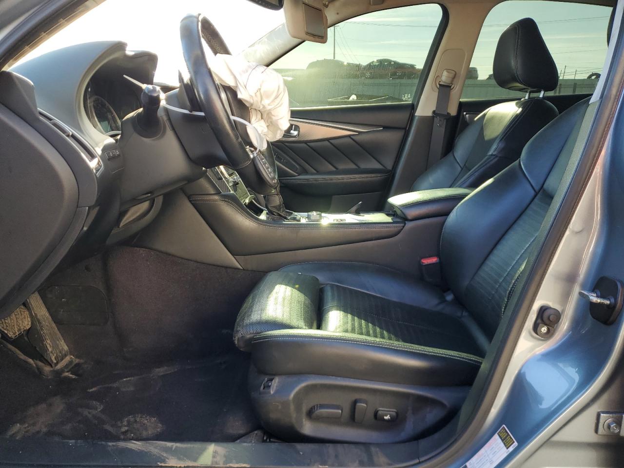 2018 Infiniti Q50 VIN JN1EV7AR1JM439430 Copart auction photo, front end / side damage thumbnail 7