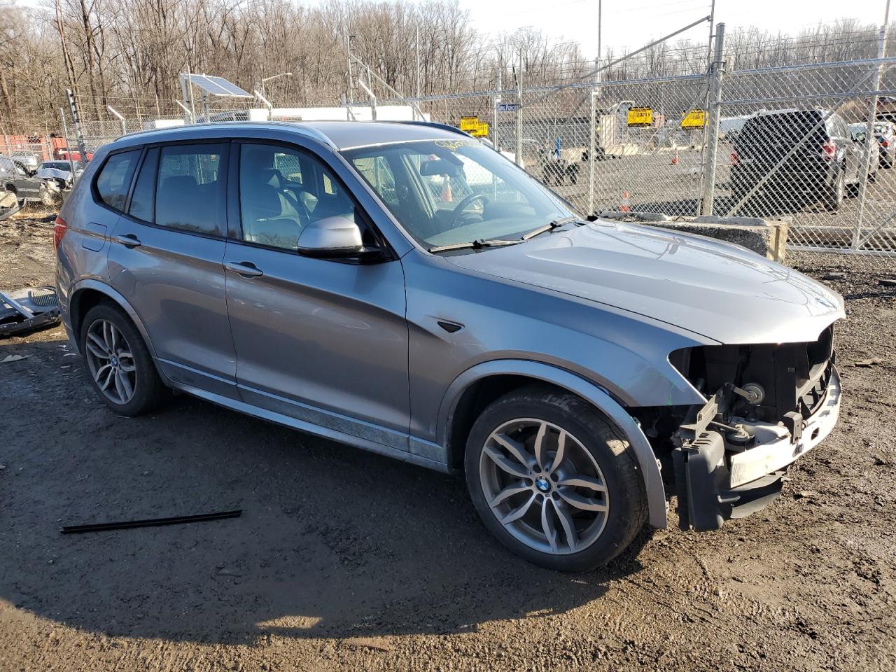 2016 BMW X3 VIN 5UXWX7C52G0K36714 Copart auction photo, all over / stripped damage thumbnail 4