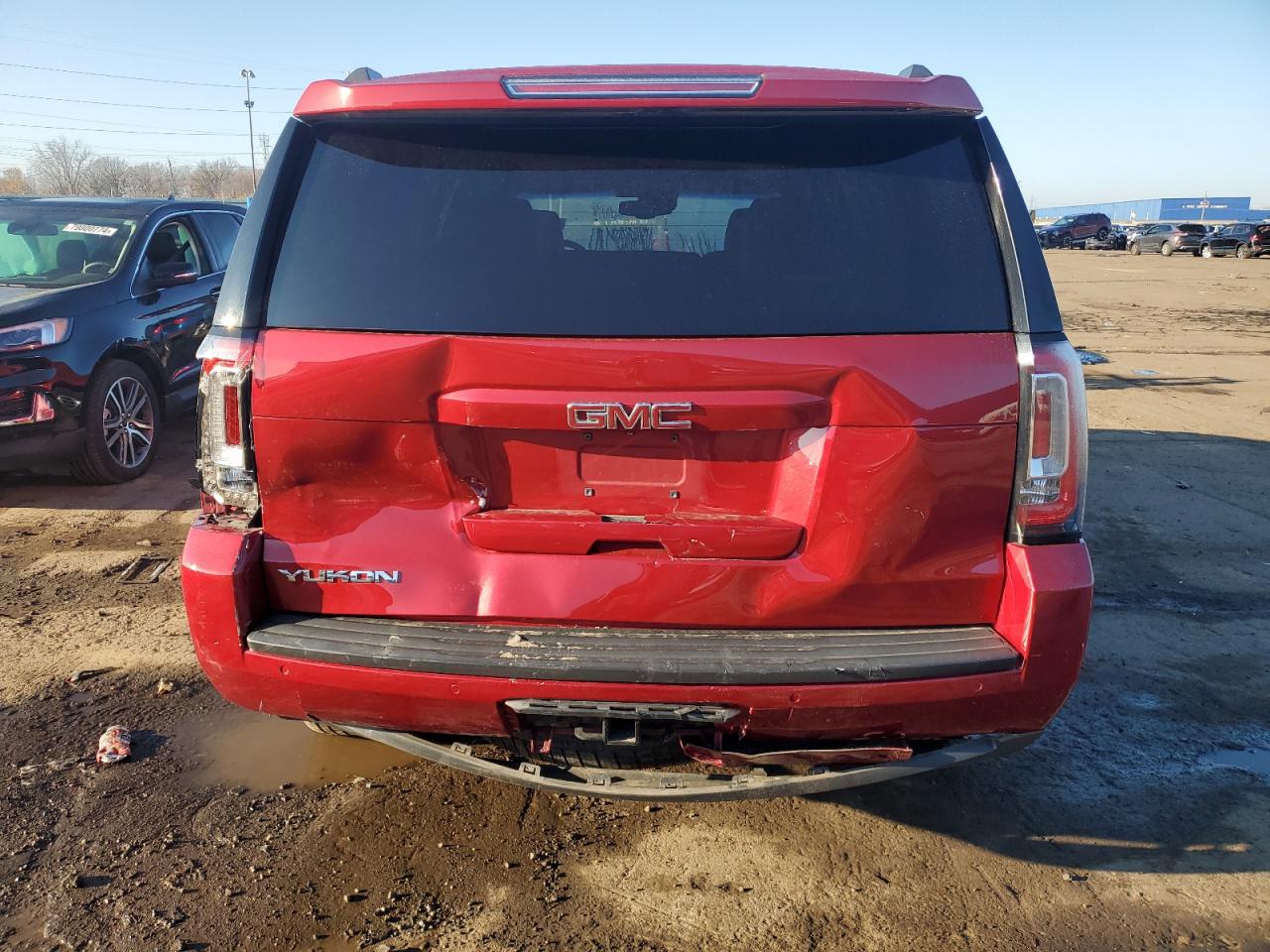 2015 GMC Yukon VIN 1GKS2BKC2FR622078 Copart auction photo, front end / rear end damage thumbnail 6