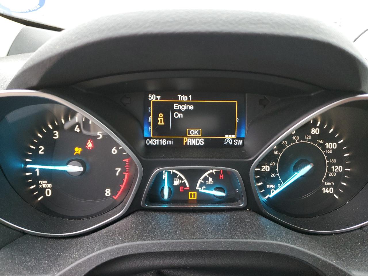 2017 Ford Escape VIN 1FMCU0GD88UB14662 Copart auction photo, side damage thumbnail 9