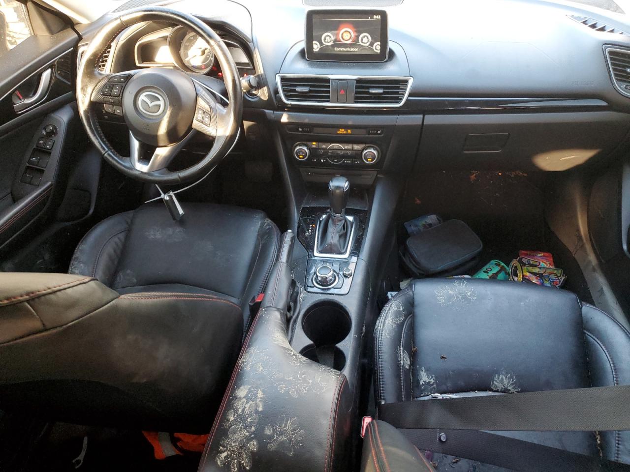 2015 Mazda 3 VIN JM1BM1M76F1246323 Copart auction photo, water/flood damage thumbnail 8