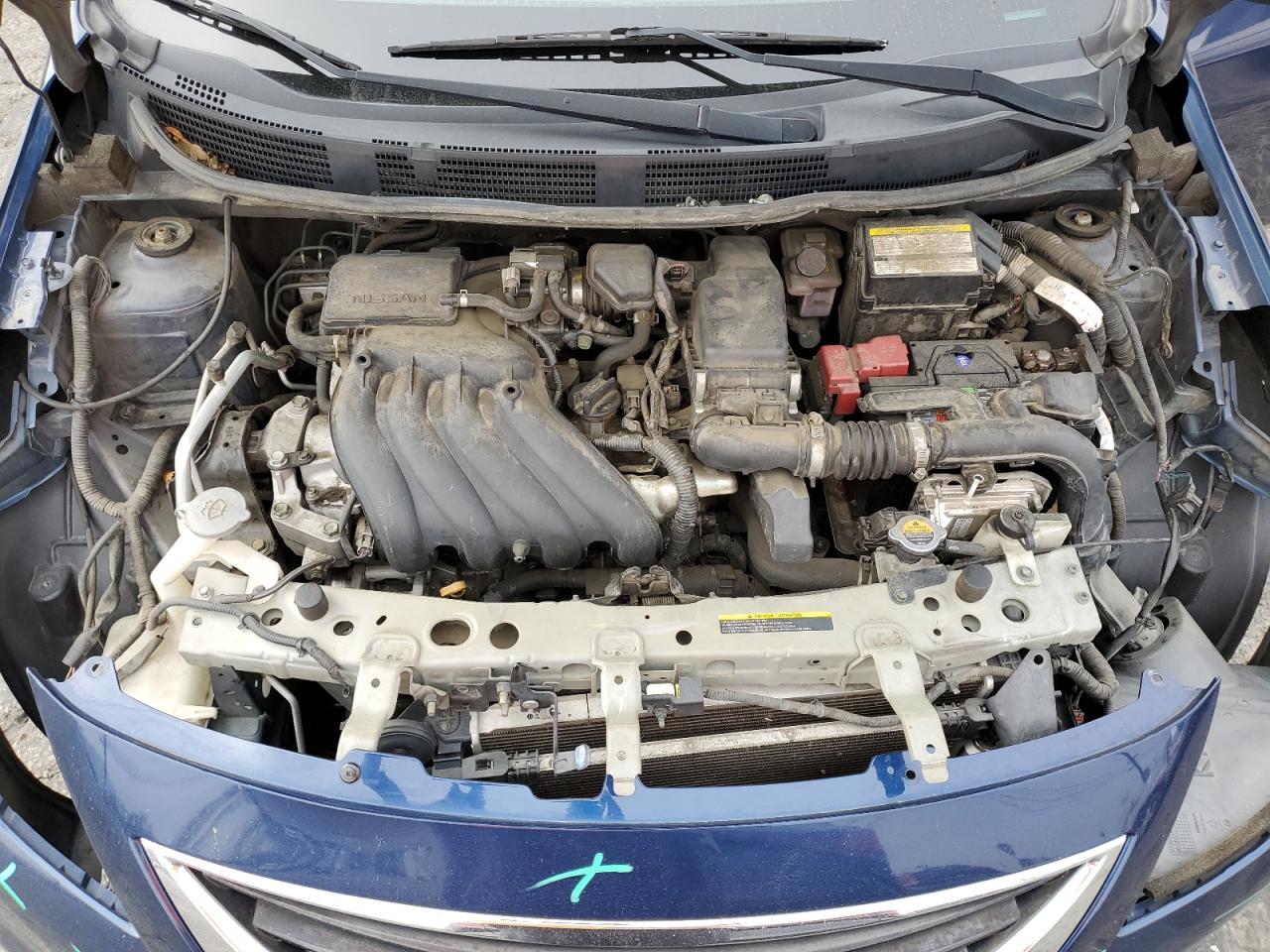 2014 Nissan Versa VIN 3N1CN7AP7EL816221 Copart auction photo, front end damage thumbnail 11